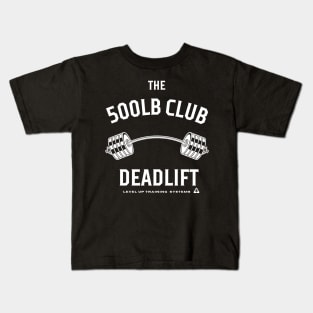 500lb Deadlift Club - Powerlifting Kids T-Shirt